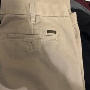 Izod slim khaki pants